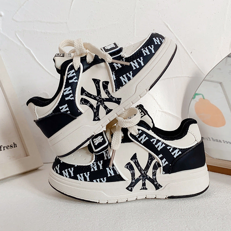 ZllKl Spring New Children's Fashion Brand Soft Bottom Baby Boy Shoes Girls Casual Fashion All-Matching Dad Shoes Boys