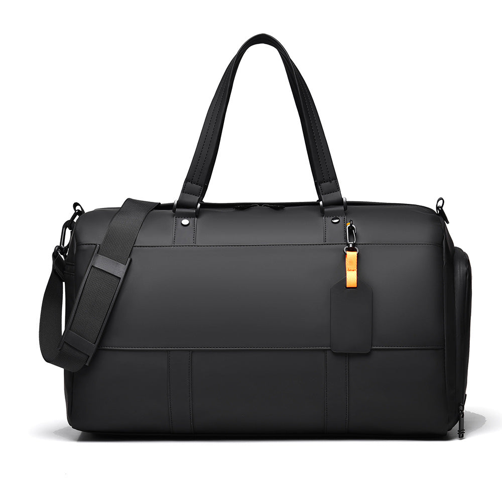 2025 New stylish and simple travel bag, independent shoe compartment bag, shoulder messenger bag, wet and dry separation, short trip fitness bag