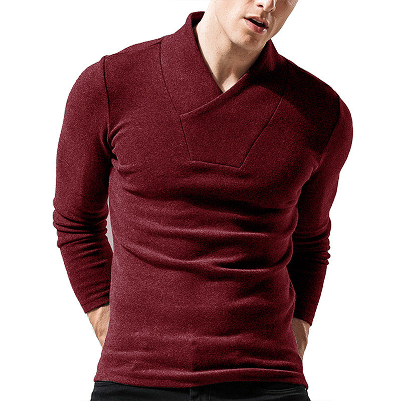 ZLLKL 2025 Popular, , autumn and winter turtleneck warm bottoming shirt Popular trade men's long-sleeved t-shirt thickened t-shirt top men's wholesale