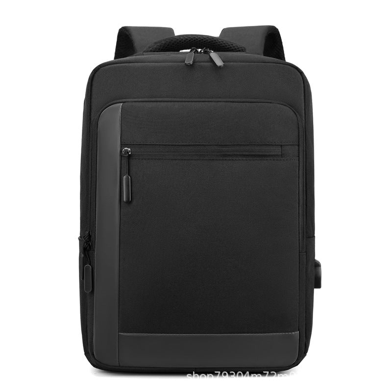 Cross-Border Backpack Men's High-Grade Large Capacity Commuter Backpack Schoolbag Business Backpack New Computer Bag