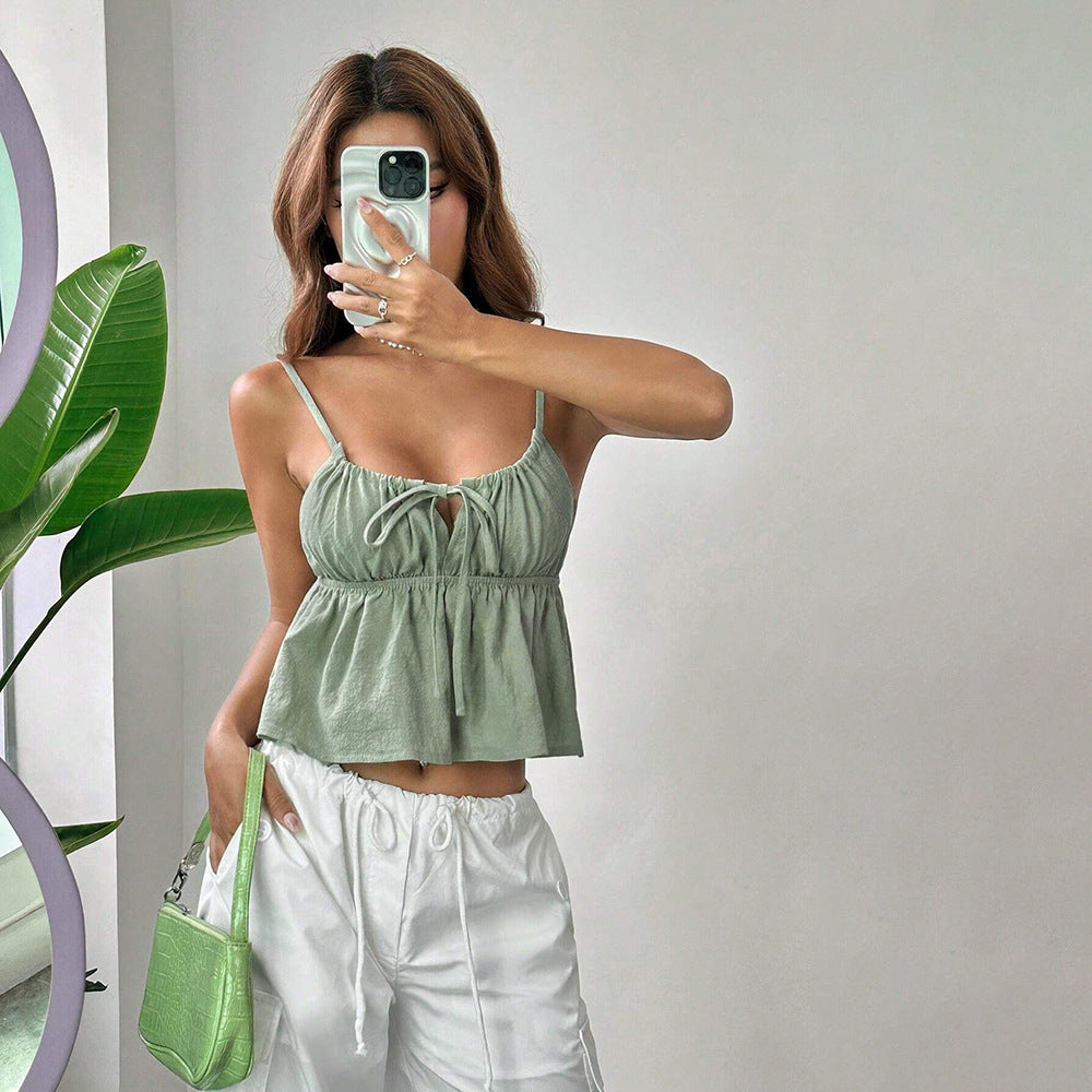 New sexy slim-fit short slim-fitting Spice Girls vest sling popular new sleeveless outer top women