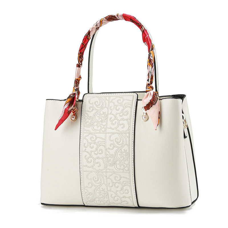 ZllKl Red Wedding Bag Women's New High-Grade Mom Bag Chinese Style Bridal Bags Wedding Mother-in-Law Handbag