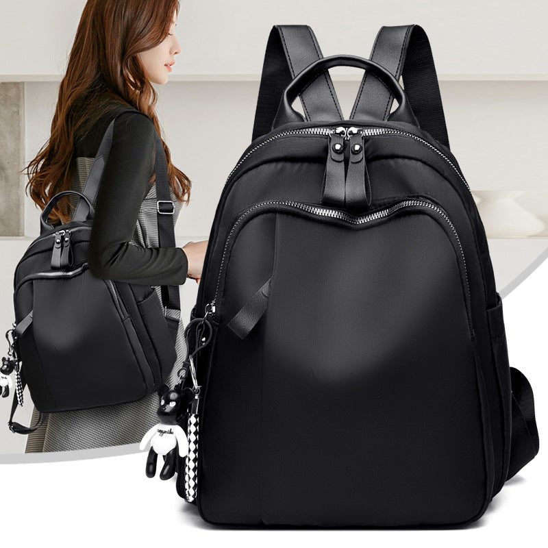 Backpack Bags Women New Trendy Fashion Schoolbag Summer Travel Canvas Bag Large-Capacity Backpack Women