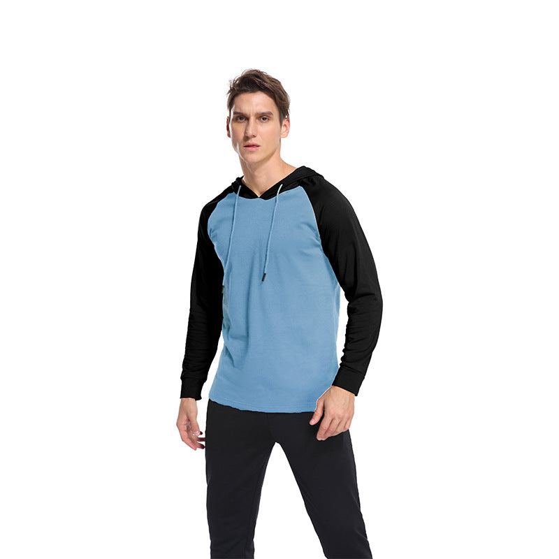 ZLLKL 2025 new men's long-sleeved t-shirt wholesale, Popular trade men's clothes New hooded t-shirt clothing factory