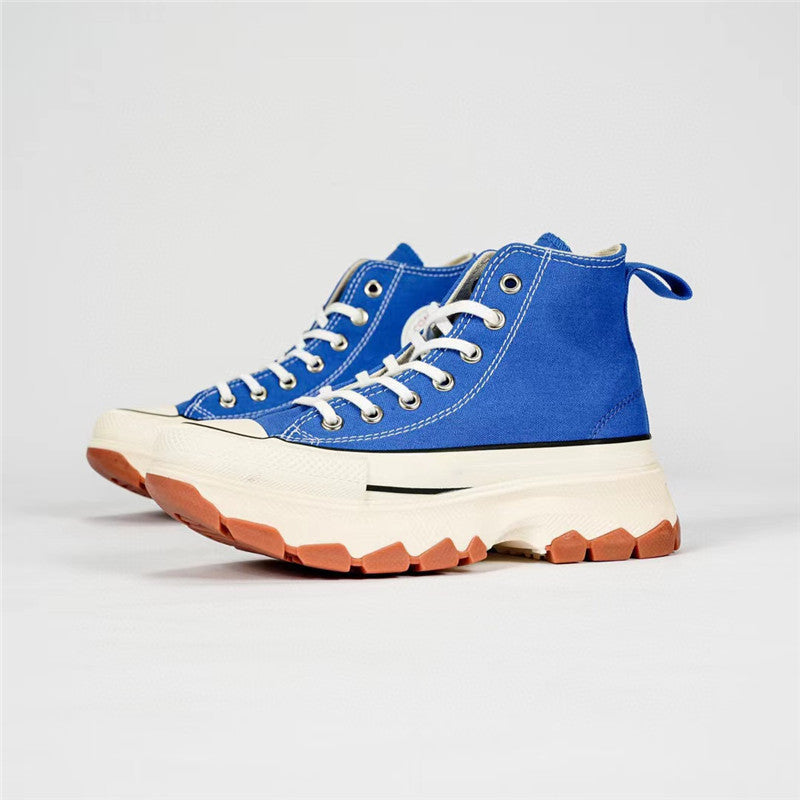 ZllKl Putian Pure Original Allstar Canvas Shoes 100 Th Anniversary Platform Dad Shoes Men's and Women's Casual All-Matching Heightened Sneakers