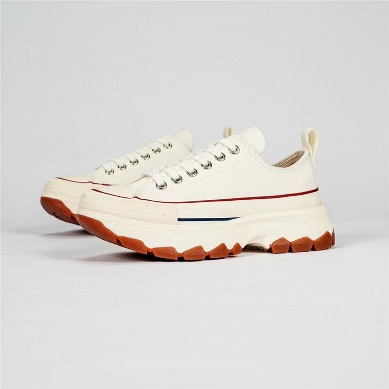 ZllKl Putian Pure Original Allstar Canvas Shoes 100 Th Anniversary Platform Dad Shoes Men's and Women's Casual All-Matching Heightened Sneakers