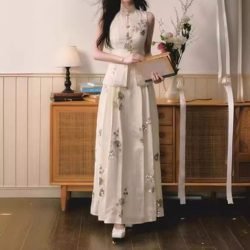 2025 Spot new Chinese style popular summer fashion rich family daughter style gentle and beautiful light luxury retro national style