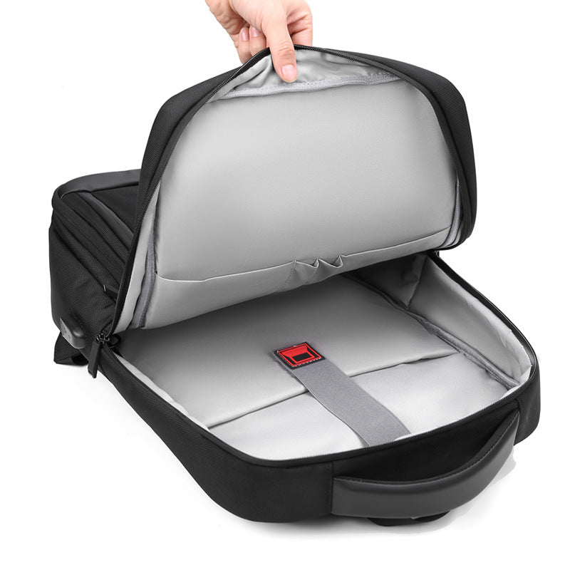 2025 New men's backpack large capacity business backpack computer bag student bag travel commute backpack wholesale