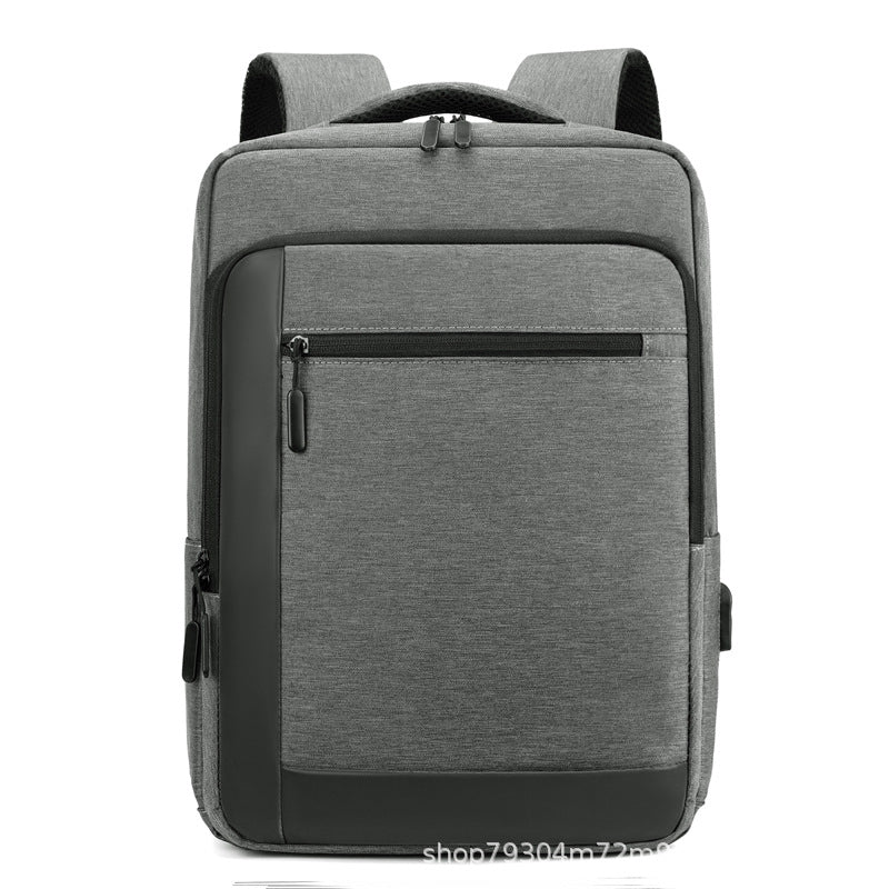 Cross-Border Backpack Men's High-Grade Large Capacity Commuter Backpack Schoolbag Business Backpack New Computer Bag
