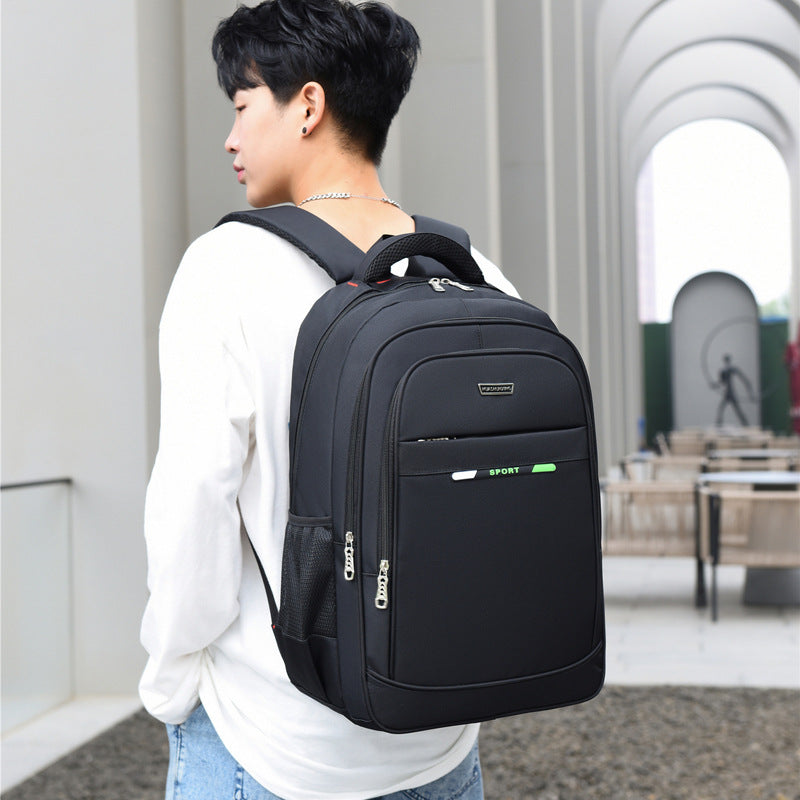 Wholesale Cross-Border Business Casual Computer Bag Fashion Large Capacity Outdoor Travel Backpack Junior High School Student Backpack