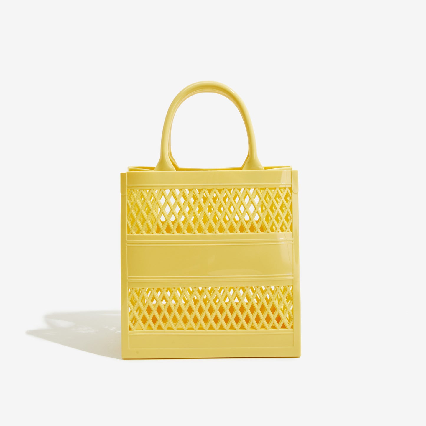 ZLLKL 2025 Bohao PVC Barbie jelly bag fashionable versatile soft handle vegetable basket dirt-resistant and easy to wash summer portable women's bag Popular trade