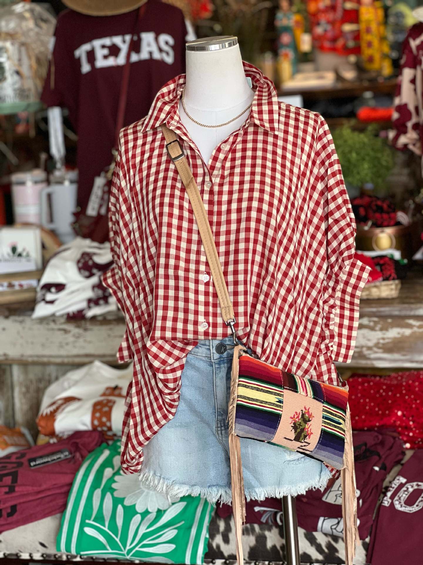 zllkl INS New European and American Ladies Shirt Thin Plaid Short Sleeve Buckle Loose Top 230918