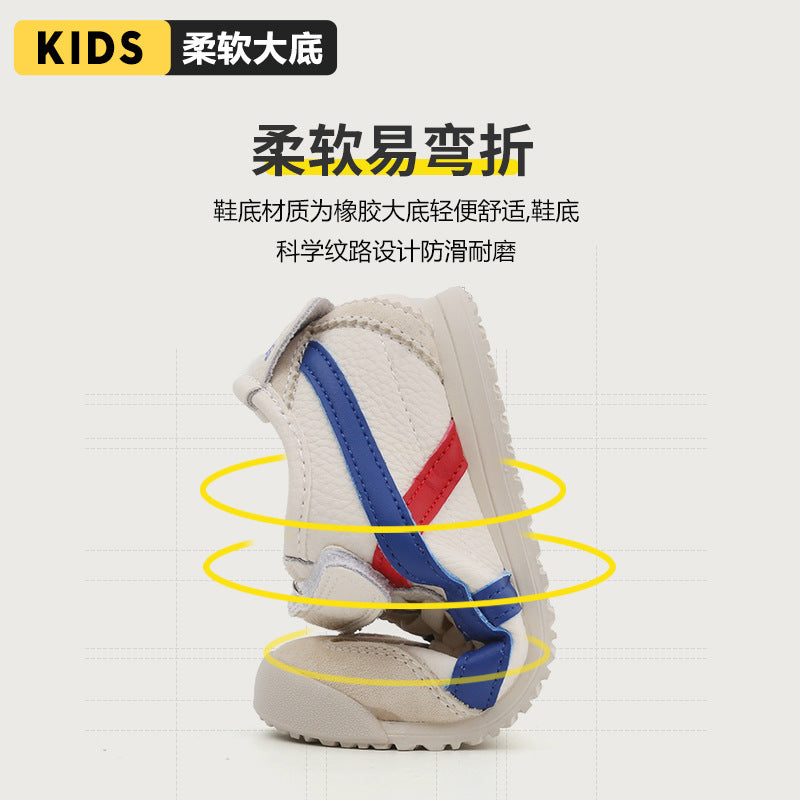 ZllKl Autumn New Children's Shoes Boys Soft Bottom Comfortable Sports Casual Shoes Korean Fashion and Trendy Style Girls Cortez