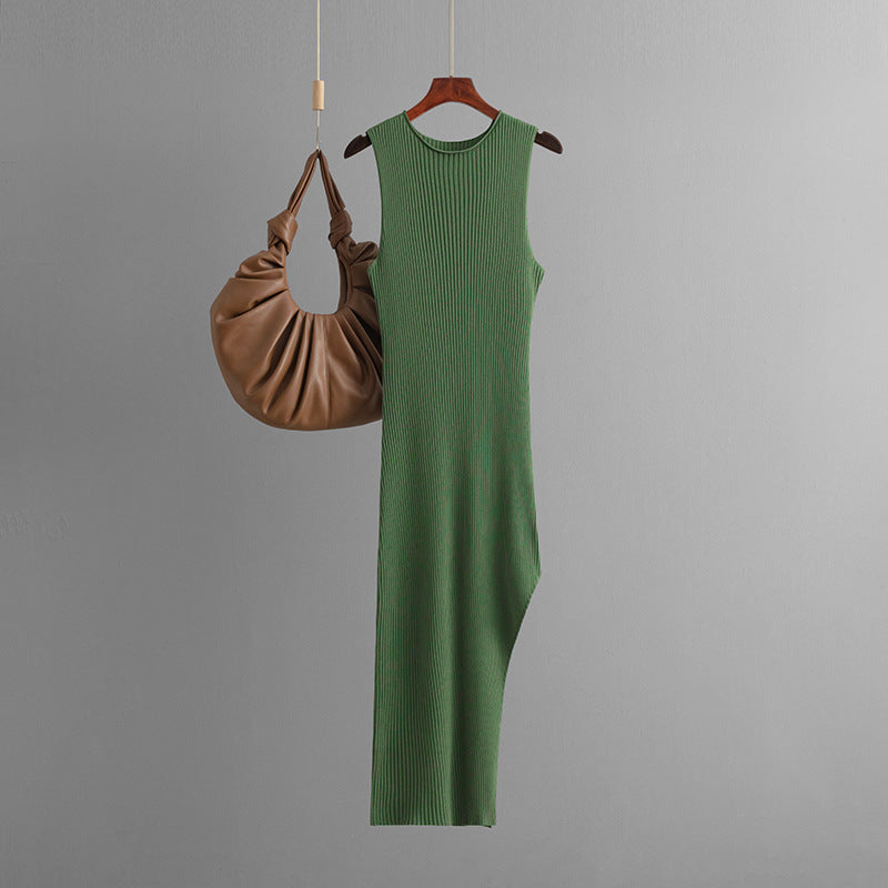 ZllKl 's new vest skirt summer New fashion women's clothing sexy irregular slim temperament dress