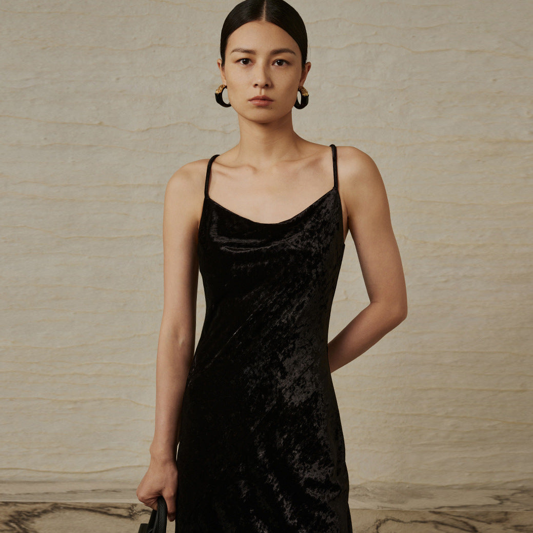 2025 Suspender women's inner spring and summer new high-end temperament women's clothing gentle wind white inner suspender skirt A1203
