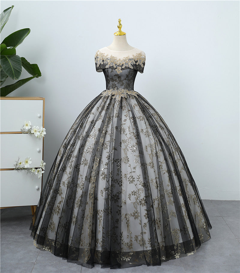 2025 New chorus performance suit, long vocal beauty vocal art test dress, host's annual meeting solo evening dress, fluffy skirt