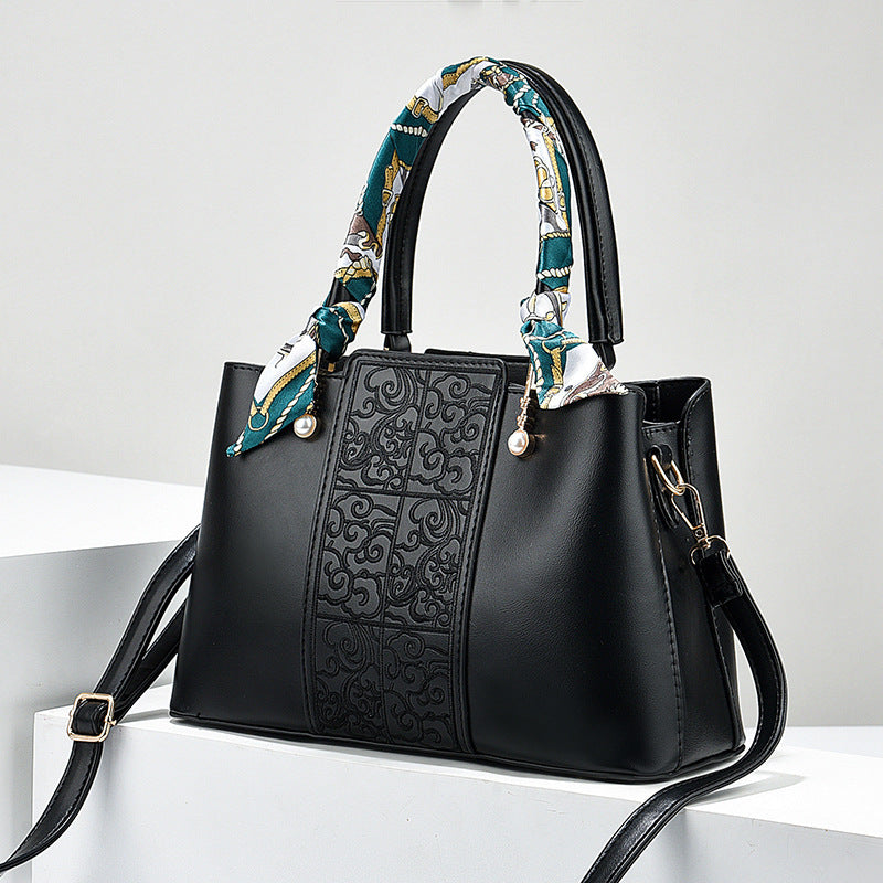 ZllKl Red Wedding Bag Women's New High-Grade Mom Bag Chinese Style Bridal Bags Wedding Mother-in-Law Handbag