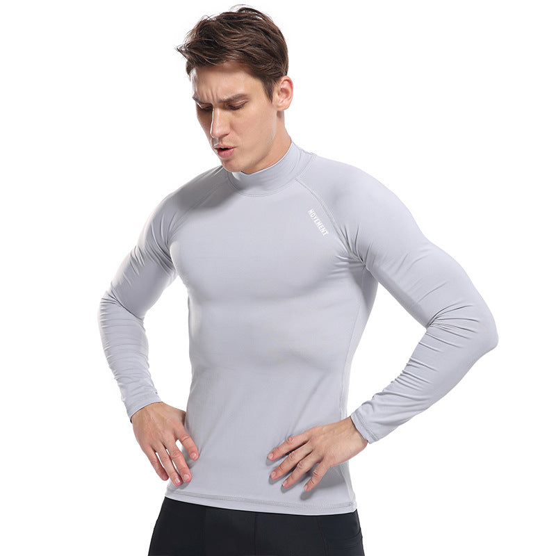 ZLLKL 2025 Outdoor quick-drying clothes, tight-fitting men's long-sleeved sportswear, light pressure, comfortable and breathable gym clothes, quick-drying men's t-shirt.
