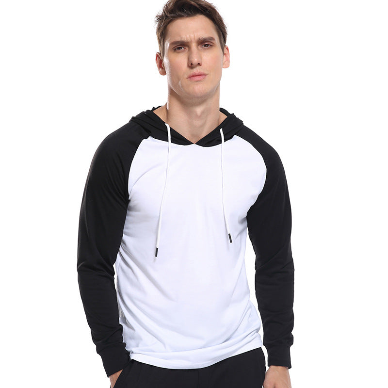 ZLLKL 2025 new men's long-sleeved t-shirt wholesale, Popular trade men's clothes New hooded t-shirt clothing factory