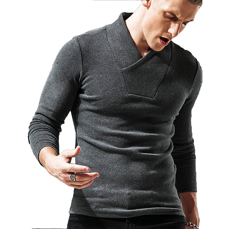 ZLLKL 2025 Popular, , autumn and winter turtleneck warm bottoming shirt Popular trade men's long-sleeved t-shirt thickened t-shirt top men's wholesale