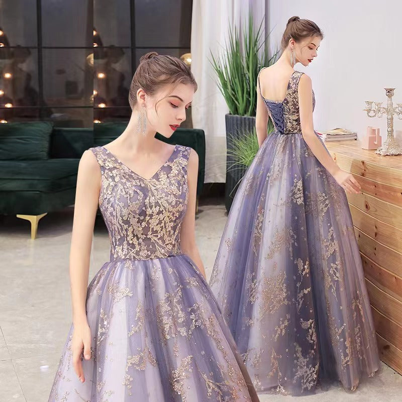 2025 evening dresses women's new student performance costumes host Bel Canto art exams solo tutu skirt vocal dress