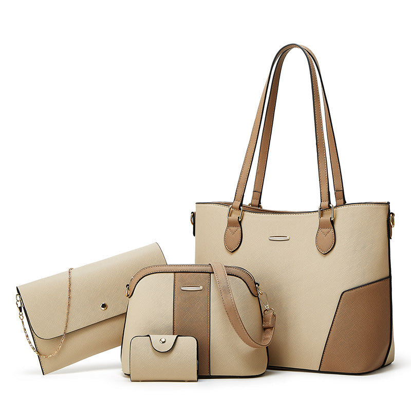 ZLLKL 2025popular New Women's Suit Bag Trend Fashion Cross-border Trend Four-piece Set Mother and Child Suit Bag