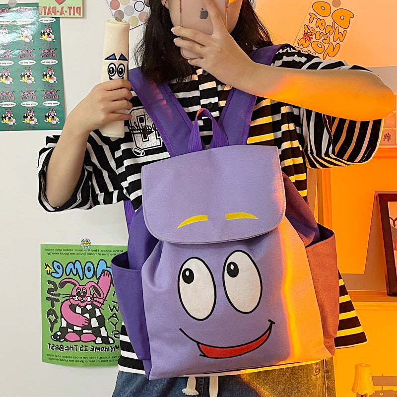 Dora the Explorer Backpack Dora Map Cartoon Crossbody Small Backpack Cute Children Kindergarten Gifts