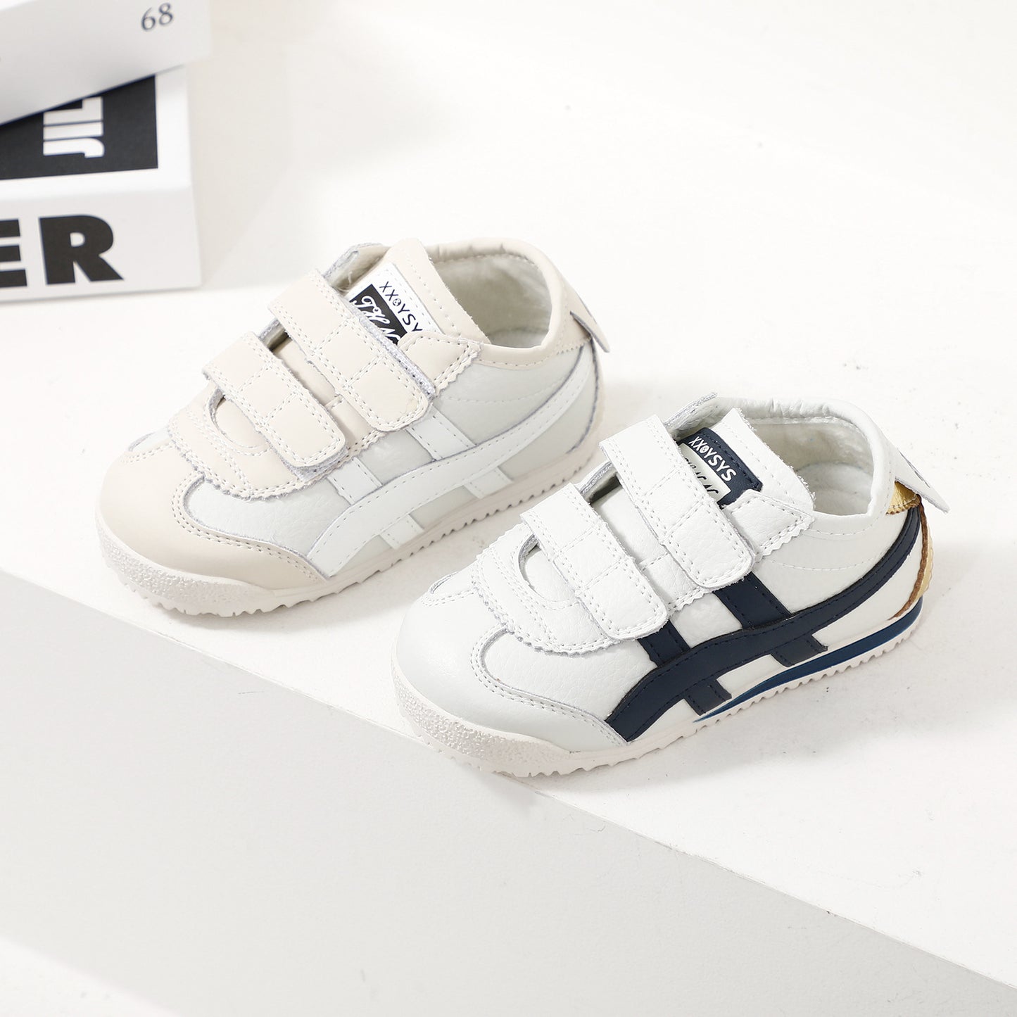 ZllKl Fashion Soft Bottom Baby Toddler Shoes Spring and Summer New Boys 'And Girls' Sneakers Korean Genuine Leather Children Cortez