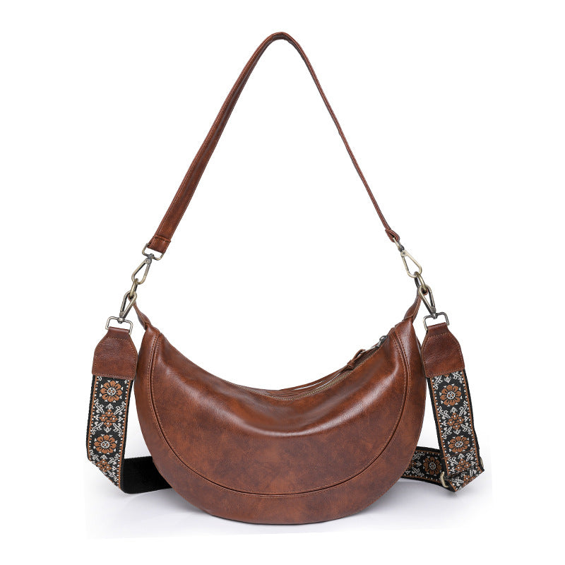 2025 Find factory underarm bags, women's commuter niche crescent bags, new bags, retro women's bags, shoulder bags.