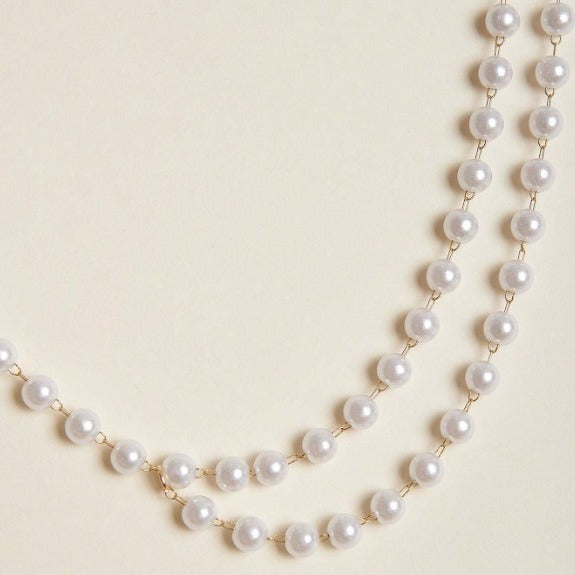 3463 2025 new hot-selling Waistchain pearl pendant multi-layer wavy tassel waist chain waist jewelry body chain