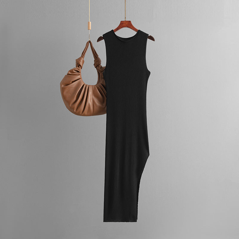 ZllKl 's new vest skirt summer New fashion women's clothing sexy irregular slim temperament dress