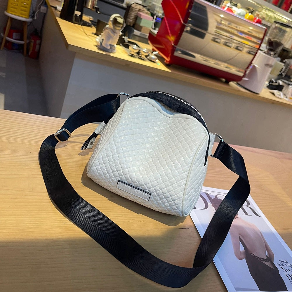 Internet celebrity live soft leather shell bag new versatile New genuine leather women's bag first layer cowhide shoulder messenger bag 6621
