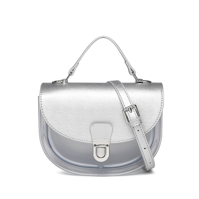 ZLLKL 2025 Bohao popular new Popular trade messenger bag women's high sense translucent versatile shoulder fashion handbag saddle bag