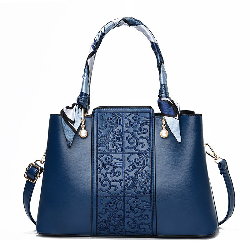 ZllKl Red Wedding Bag Women's New High-Grade Mom Bag Chinese Style Bridal Bags Wedding Mother-in-Law Handbag