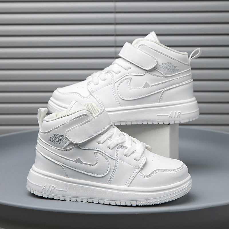 ZllKl Green Apple Children's Shoes AJ Children's Shoes Boys Spring New Panda Black and White Sneaker Boys and Girls Dunk Board Shoes