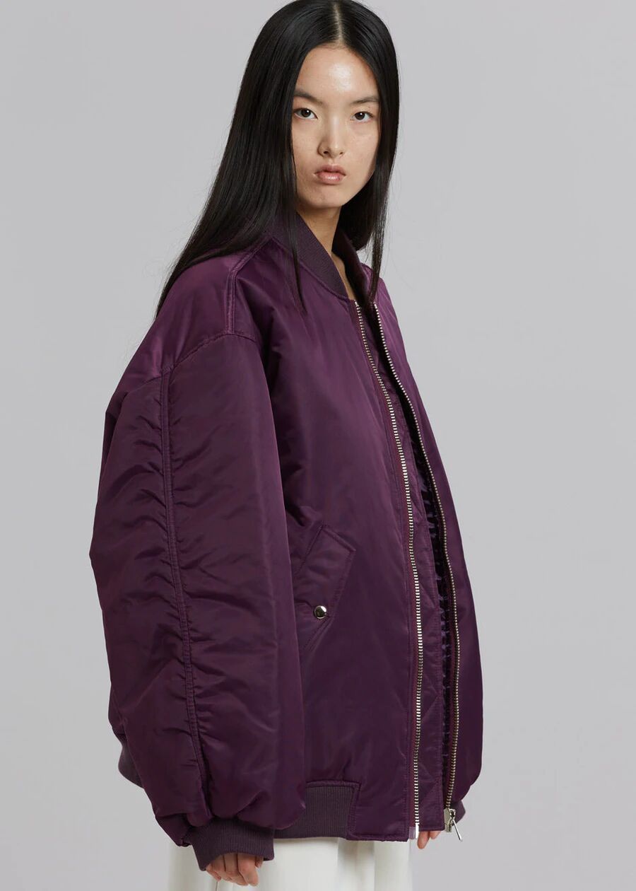 2023 autumn and winter European and American men's and women's same loose zipper cotton-padded flight jacket women's ins small fragrant baseball jacket