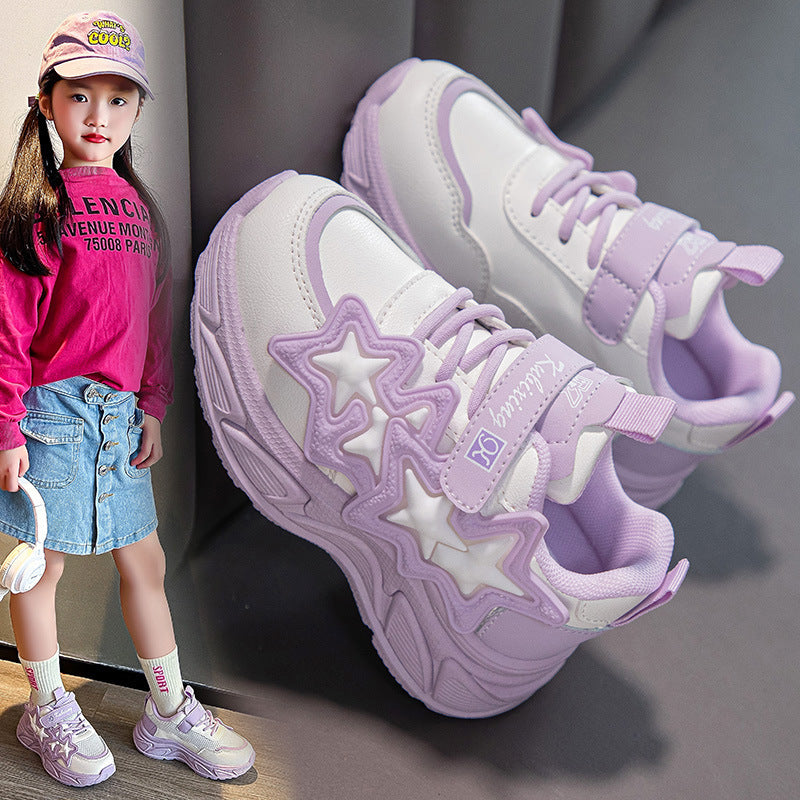 ZllKl Children's Shoes New Spring New Sports Shoes Mesh Breathable Girls Outdoor Climbing Boots One Piece Dropshipping