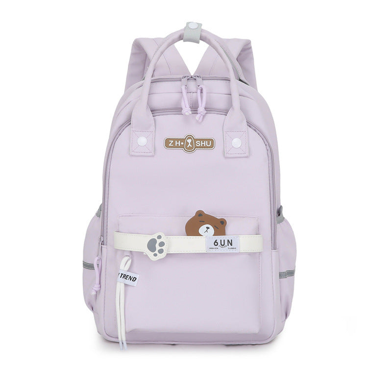 Backpack Men's and Women's Ins Style Student Schoolbag High School Female College Student High School Student Cross-Border Bag Large-Capacity Backpack