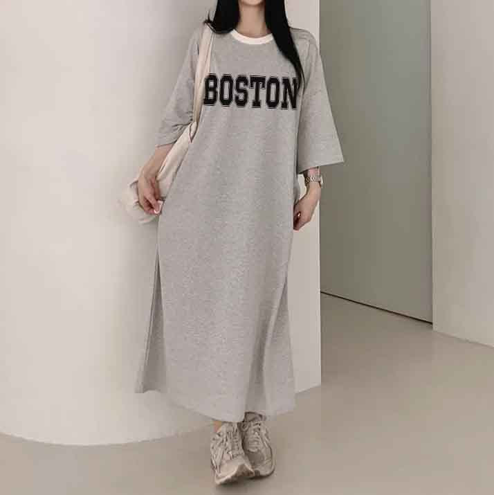 ZllKl 2025Manufacturer pure cotton high elastic beauty casual contrasting stripes pure easy to wear fashionable dress popular summer new thin T