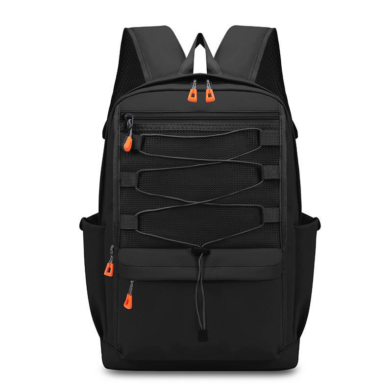 2025 New middle and high school student schoolbag large capacity backpack men's Oxford cloth waterproof travel backpack lightweight backpack