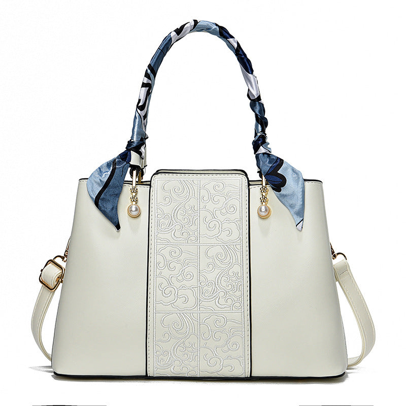ZllKl Red Wedding Bag Women's New High-Grade Mom Bag Chinese Style Bridal Bags Wedding Mother-in-Law Handbag