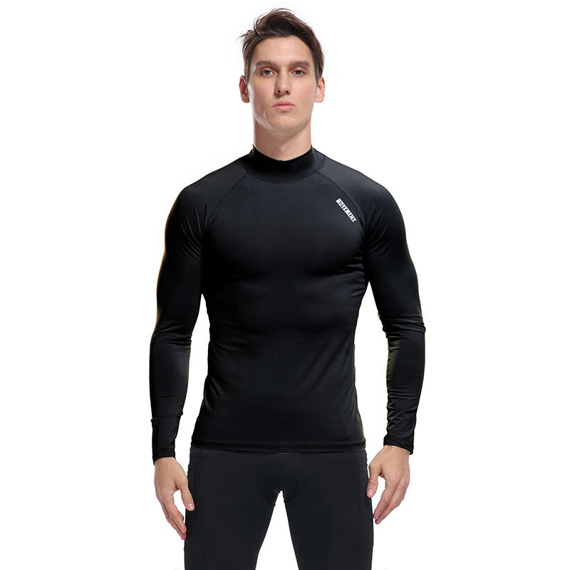 ZLLKL 2025 Outdoor quick-drying clothes, tight-fitting men's long-sleeved sportswear, light pressure, comfortable and breathable gym clothes, quick-drying men's t-shirt.