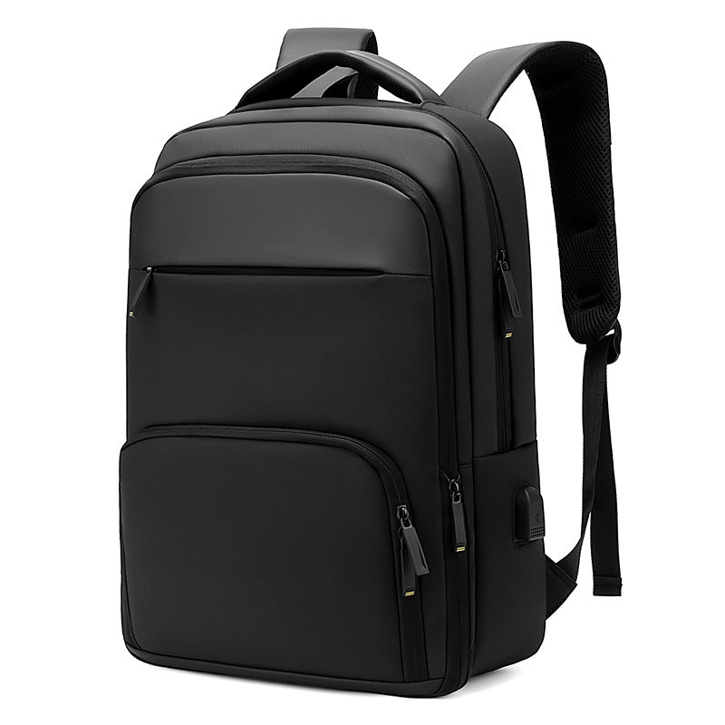 2025 business commuting backpack men's large-capacity expandable waterproof computer bag fashion travel backpack