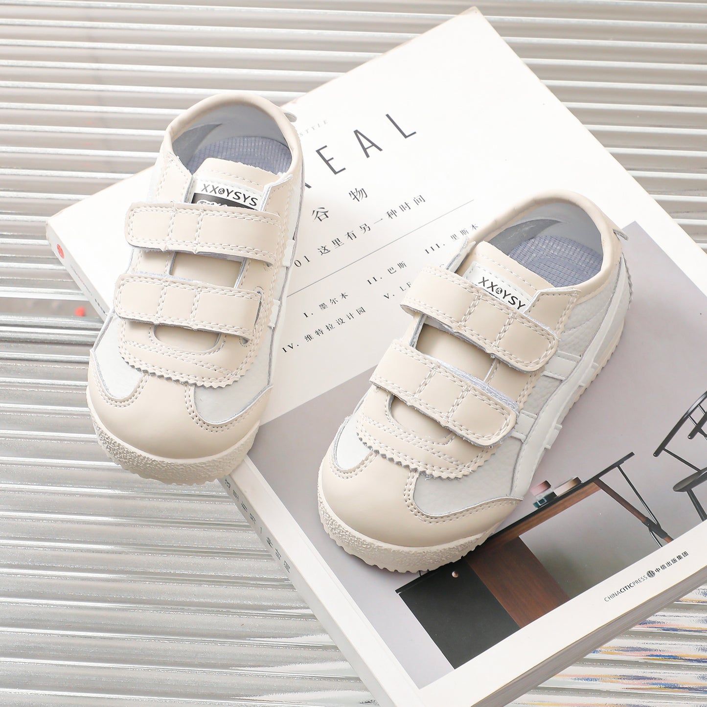 ZllKl Fashion Soft Bottom Baby Toddler Shoes Spring and Summer New Boys 'And Girls' Sneakers Korean Genuine Leather Children Cortez