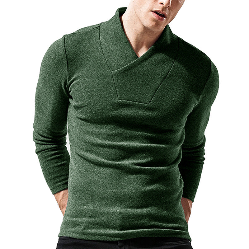ZLLKL 2025 Popular, , autumn and winter turtleneck warm bottoming shirt Popular trade men's long-sleeved t-shirt thickened t-shirt top men's wholesale