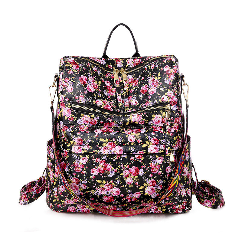 2025 2025 new backpack cute female PU retro home mommy bag, backpack large capacity, girls backpack