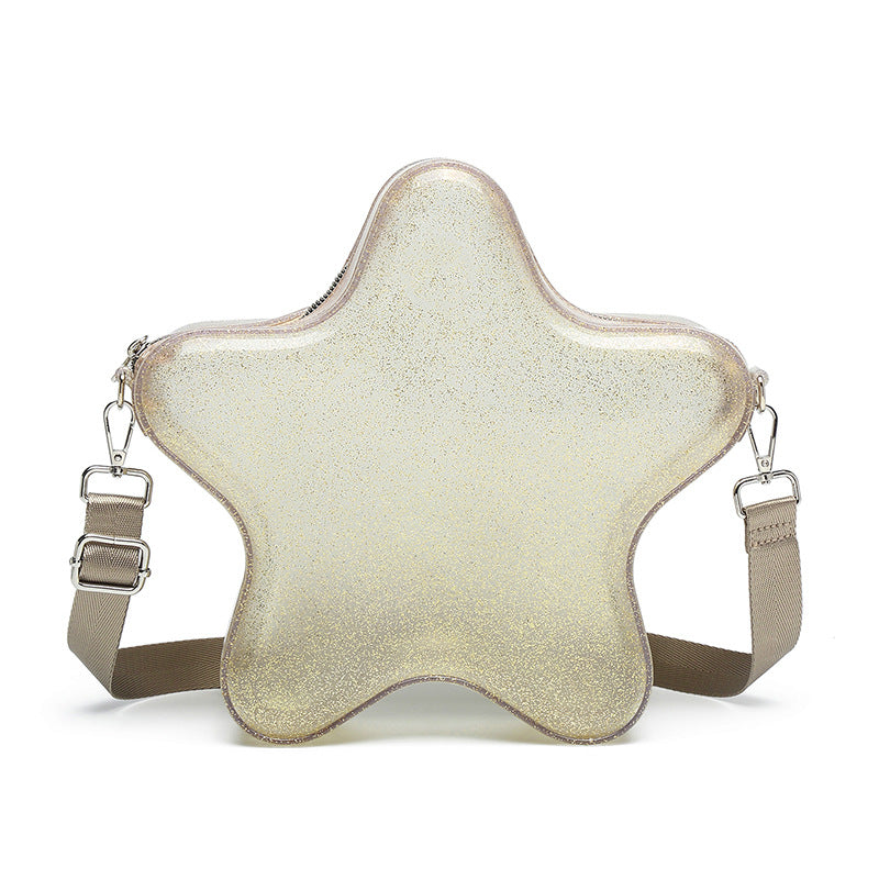 ZLLKL 2025 Bohao, jelly bag popular new New Popular trade messenger bag fashionable and trendy shining star backpack 23044