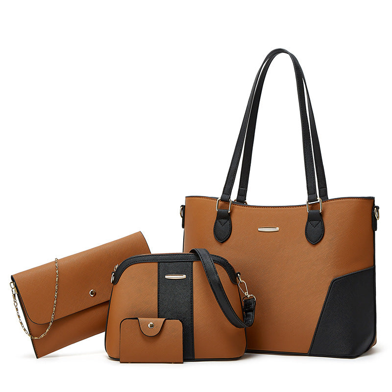 ZLLKL 2025popular New Women's Suit Bag Trend Fashion Cross-border Trend Four-piece Set Mother and Child Suit Bag