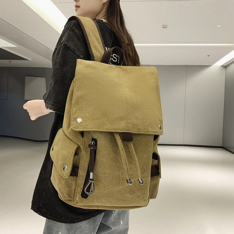 Cross-Border Couple Backpack New Fashion Cool Casual Large Capacity Fashion College Student Multi-Purpose Schoolbag