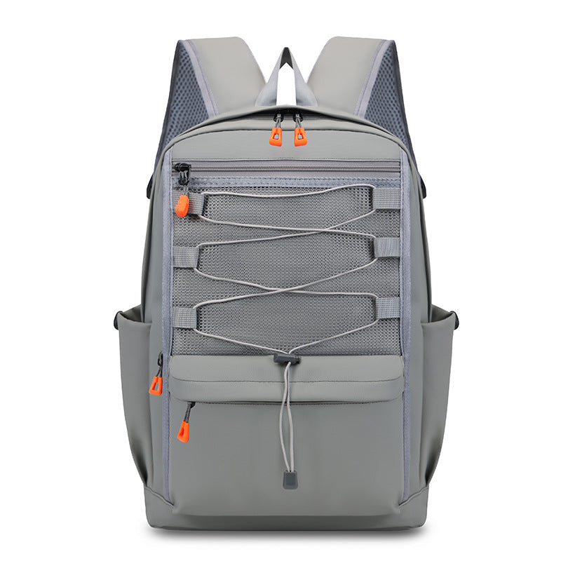 2025 New middle and high school student schoolbag large capacity backpack men's Oxford cloth waterproof travel backpack lightweight backpack
